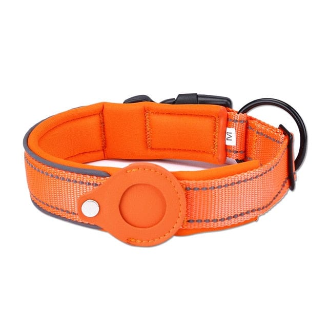Enjoy the peace of mind Airtag Dog Collar easily track your pet’s location with GPS technology